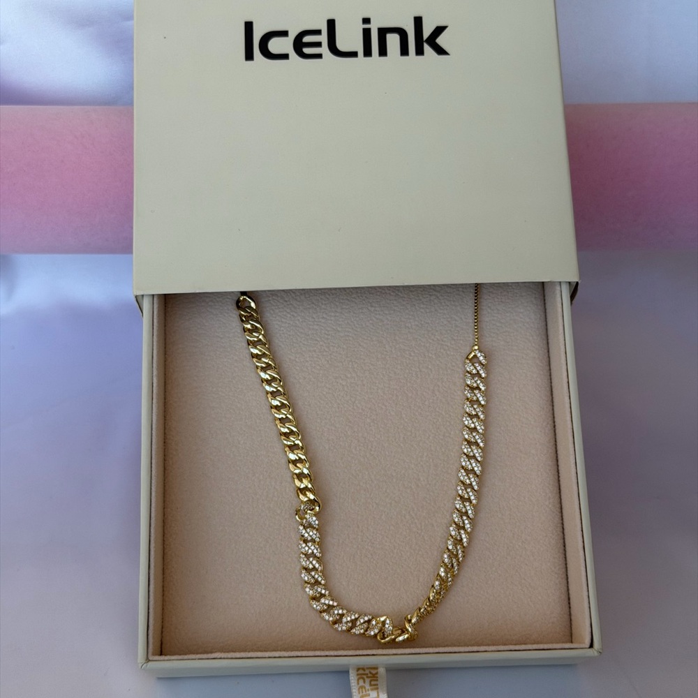 IceLink Cuban Choker  - New with defects